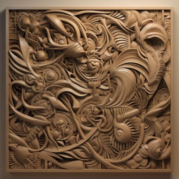 نموذج ثلاثي الأبعاد لآلة CNC 3D Art 